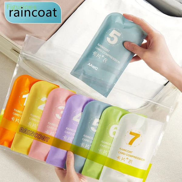 Portable Thickened Raincoat Travel Outdoor Rainwear Waterproof Women And Men Disposable Camping Rain Cover Travel Supplies